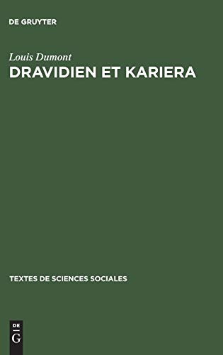 Dravidien et Kariera (Textes de Sciences Sociales) (French Edition) - Dumont, Louis