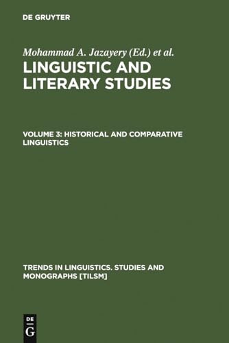 9789027977373: Historical and Comparative Linguistics: 9 (Trends in Linguistics. Studies and Monographs [TiLSM], 9)