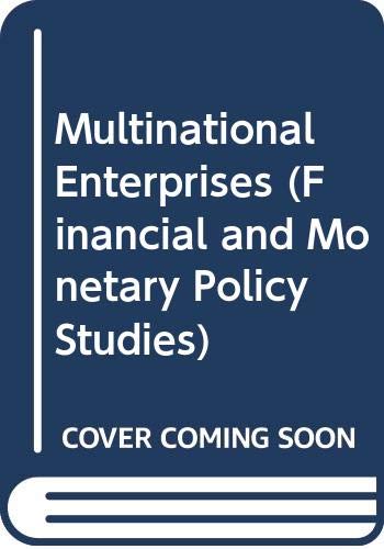 9789028601246: Multinational Enterprises: Financial and Monetary Aspects: 1 (Financial and Monetary Policy Studies)