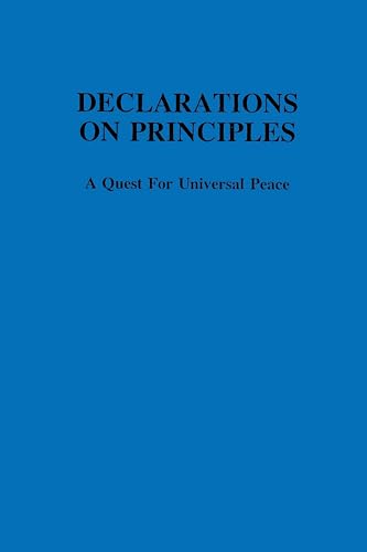 Beispielbild fr Declarations on principles : a quest for universal peace : [Liber amicorum discipulorumque Prof. Dr. Bert V.A. Rling at his retirement as professor of international law and peace research, Groningen State University, The Netherlands]. zum Verkauf von Kloof Booksellers & Scientia Verlag