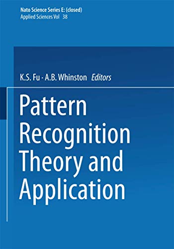 Stock image for Pattern Recognition: Theory and Application for sale by Ammareal