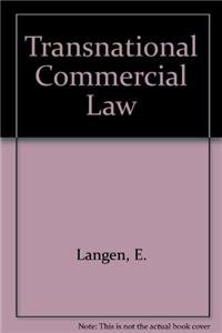 Stock image for Transnational Commercial Law for sale by medimops