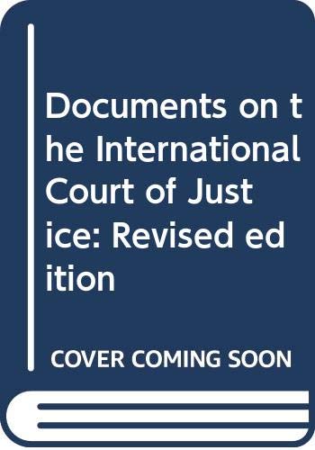 Beispielbild fr Documents on the International Court of Justice. zum Verkauf von Kloof Booksellers & Scientia Verlag