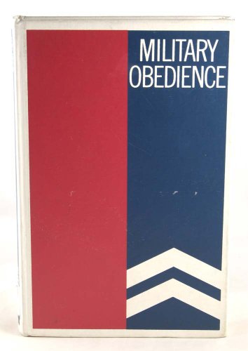 Stock image for Military obedience. for sale by Kloof Booksellers & Scientia Verlag