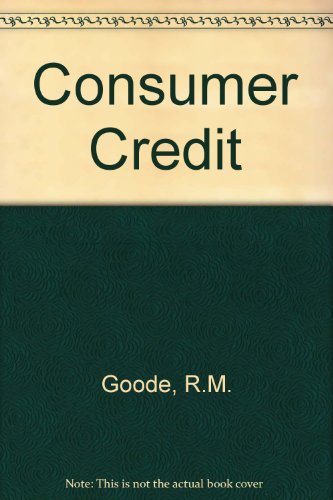 Stock image for Consumer Credit for sale by Anybook.com