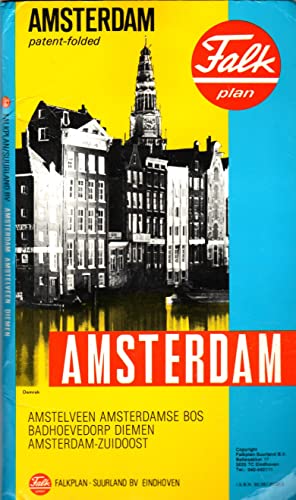 9789028701373: Amsterdam, patent-folded, Amsterdam: Amstelveen, Amsterdamse Bos, Badhoevedorp, Diemen, Amsterdam-Zuidoost (Falk Plan) (Dutch Edition)
