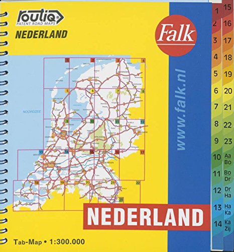Beispielbild fr Routiq Nederland Tab Map (Dutch Edition) zum Verkauf von HPB-Emerald