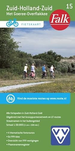 9789028724983: Zuid-Holland-Zuid: met Goeree Overflakkee (Falkplan fietskaart, 15)