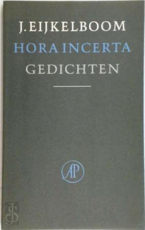 Beispielbild fr Hora incerta: gedichten zum Verkauf von medimops