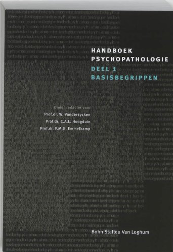 Beispielbild fr Handboek psychopathologie. Deel 1, Basisbegrippen. zum Verkauf von Kloof Booksellers & Scientia Verlag