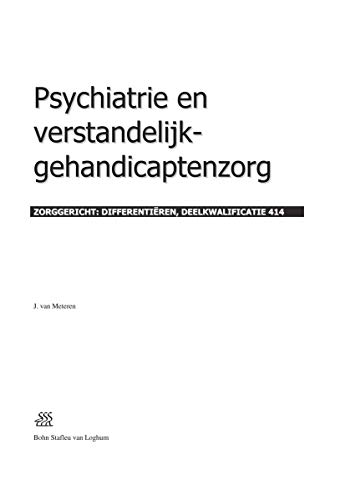 Stock image for Psychiatrie en verstandelijk-gehandicaptenzorg for sale by Chiron Media