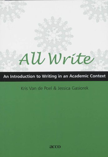 Beispielbild fr All Write: An Introduction to Writing in An Academic Context zum Verkauf von Anybook.com