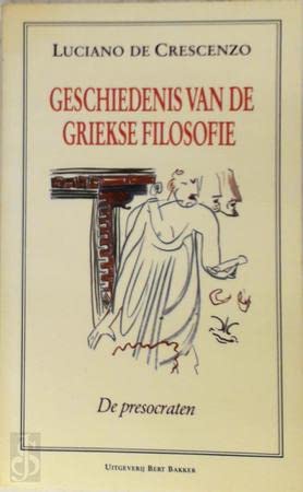 9789035103863: GESCHIEDENIS GRIEKSE FILOSOFIE DL 1