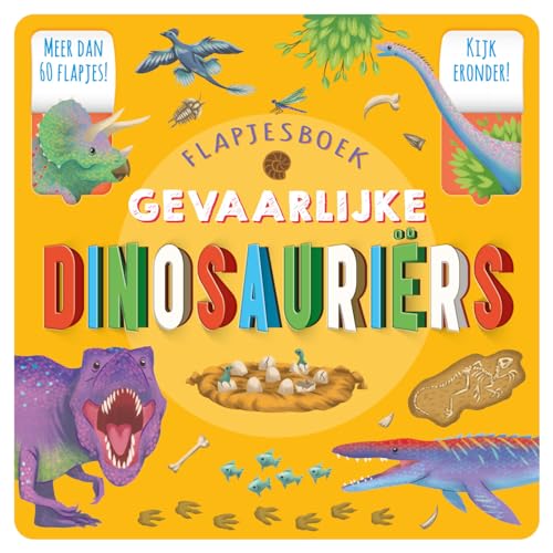 Imagen de archivo de Flapjesboek Gevaarlijke dinosaurirs: Meer dan 60 flapjes! a la venta por Buchpark