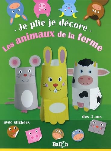 Imagen de archivo de Je cr e mes animaux de la ferme (je plie je d core, 1) a la venta por WorldofBooks