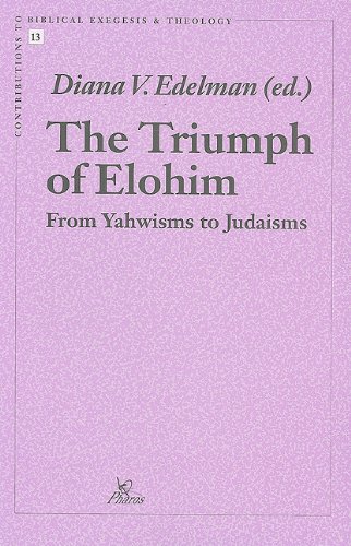 Beispielbild fr The Triumph of Elohim: From Yahwisms to Judaisms (Contributions to Biblical Exegesis & Theology 13). ISBN 9789039001240 zum Verkauf von Antiquariaat Spinoza