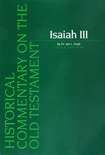 Beispielbild fr Isaiah III. Volume I / Isaiah 40-48 zum Verkauf von Revaluation Books