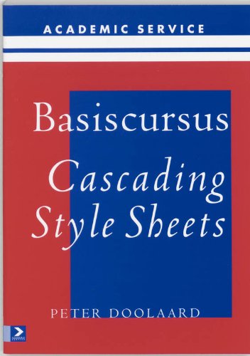 9789039521977: Basiscursussen Basiscursus Cascading Style Sheets