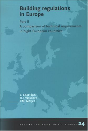 Imagen de archivo de Building regulations in Europe: Part II - A comparison of technical requirements in eight European countries a la venta por Phatpocket Limited