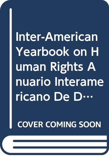 Stock image for Inter-American Yearbook on Human Rights. Anuario Interamericano de Derechos Humanos: 1994 (2 Volume Set) for sale by Zubal-Books, Since 1961