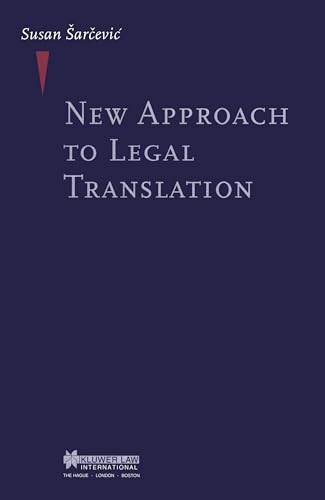 Beispielbild fr New Approach to Legal Translation zum Verkauf von Anybook.com