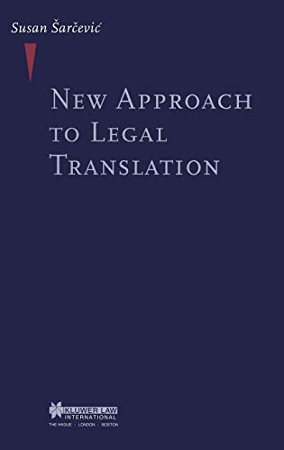 9789041104014: New Approach to Legal Translation