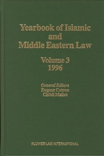 Stock image for Yearbook of Islamic and Middle Eastern Law - Volume 3, 1996 for sale by dsmbooks