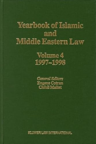 Beispielbild fr Yearbook of Islamic and Middle Eastern Law, Vol. 4: 1997-1998 zum Verkauf von Moe's Books