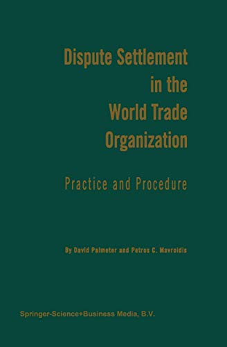 Beispielbild fr Dispute settlement in the World Trade Organization : practice and procedure. zum Verkauf von Kloof Booksellers & Scientia Verlag