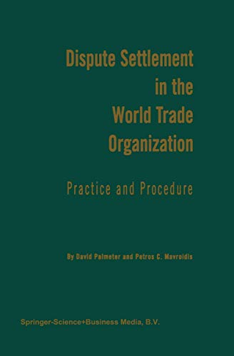 9789041106346: Dispute Settlement in the World Trade Organization: Practice and Procedure