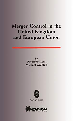 9789041106520: Merger Control in the United Kingdom and European Union