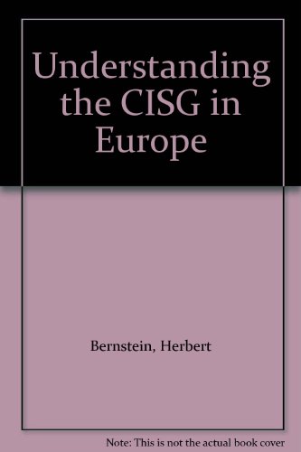 9789041109514: Understanding the CISG in Europe