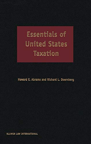 Imagen de archivo de Essentials of United States Taxation a la venta por dsmbooks