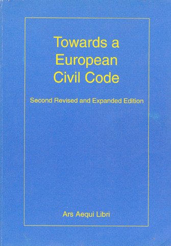Stock image for Towards a European civil code. Ex-Library. for sale by Yushodo Co., Ltd.