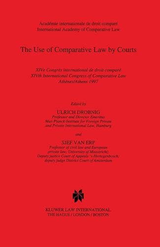 Beispielbild fr The Use of Comparative Law by Courts zum Verkauf von Anybook.com