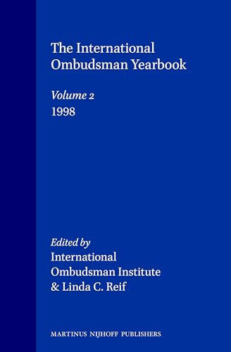 Beispielbild fr The International Ombudsman Yearbook: 1998: Vol 2 zum Verkauf von Revaluation Books