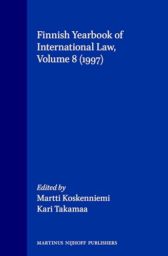 Stock image for Finnish Yearbook of International Law, Volume 8 (1997) for sale by Yushodo Co., Ltd.