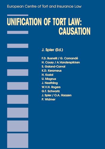 Stock image for Unification of Tort Law: Causation for sale by Revaluation Books