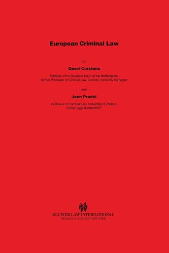 Beispielbild fr European criminal law. zum Verkauf von Kloof Booksellers & Scientia Verlag