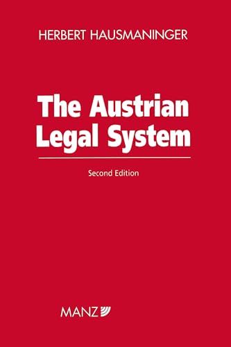 Imagen de archivo de The Austrian Legal System a la venta por Better World Books Ltd