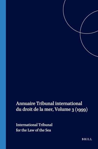 9789041115034: Annuaire Tribunal International Du Droit de la Mer, Volume 3 (1999)