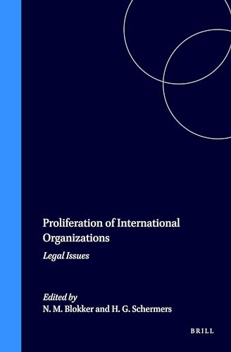 9789041115355: Proliferation of International Organizations: Legal Issues