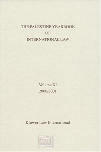 9789041118172: The Palestine Yearbook of International Law, 1999-2000