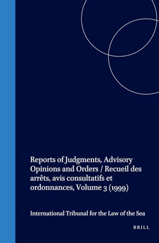 9789041118226: Reports of Judgments, Advisory Opinions and Orders