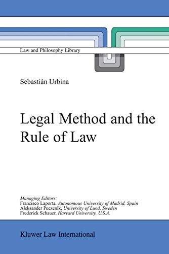Imagen de archivo de Legal Method and the Rule of Law (Law and Philosophy Library, 59) a la venta por Zubal-Books, Since 1961
