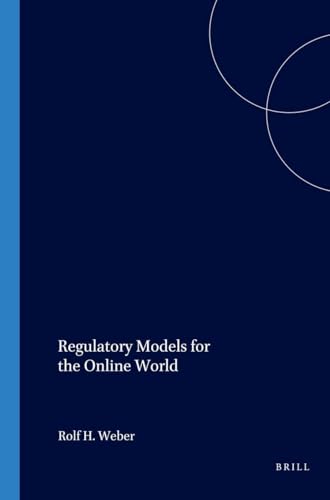 Stock image for Regulatory Models for the Online World for sale by dsmbooks