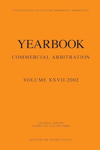 9789041119780: Yearbook Commercial Arbitration 2002: 27 (Yearbook Commercial Arbitration Set)