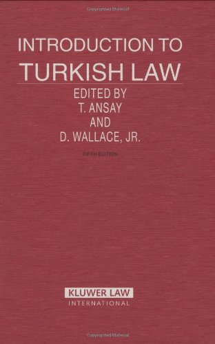 9789041123169: Introduction To Turkish Law