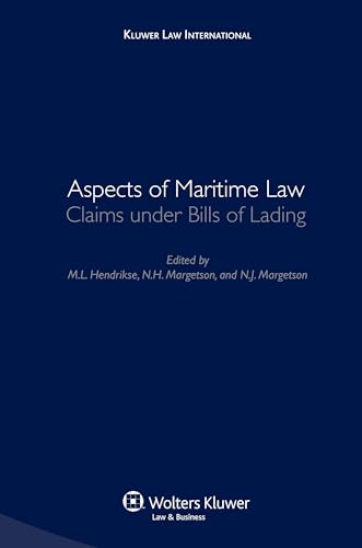 9789041126238: Aspects of Maritime Law: Claims Under Bills of Lading