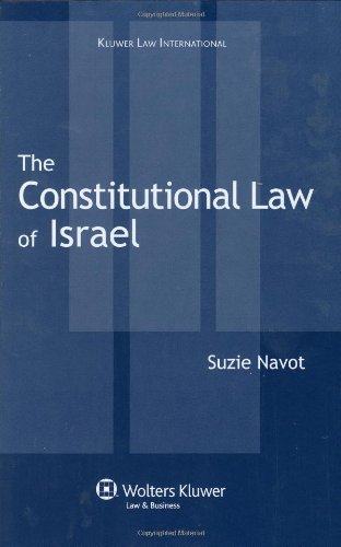 9789041126511: The Constitutional Law of Israel
